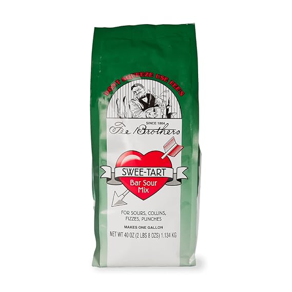 Fee Brothers Swee-Tart Mix - Sweet And Sour Powder For Cocktails, Ready-To-Use Drink Mixes, Premium Bar-Quality Mixer for Every Occasion