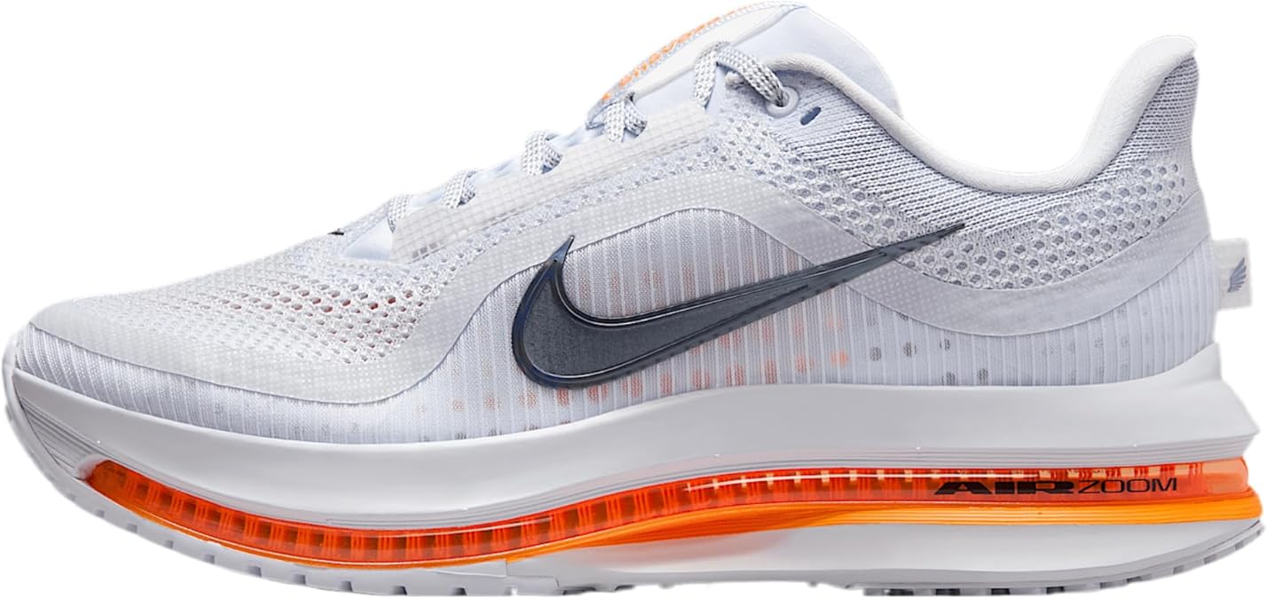 Nike Pegasus Premium Women\\\'s Road Running Shoes (HQ2593-001, Football Grey/Total Orange/Summit White/Multi-Color) Size 6.5