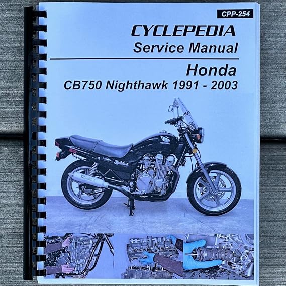 i5motorcycle Service & Repair Manual for Honda Nighthawk Night Hawk CB750 CB 750 1991-2003