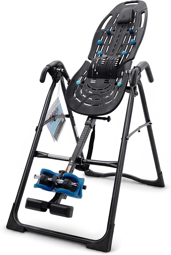 TEETER EP-560 Inversion Table w/Accessories for Back Pain Relief - FDA - Registered, UL Safety Certified, 300 lb Capacity, Designed & Patented in USA