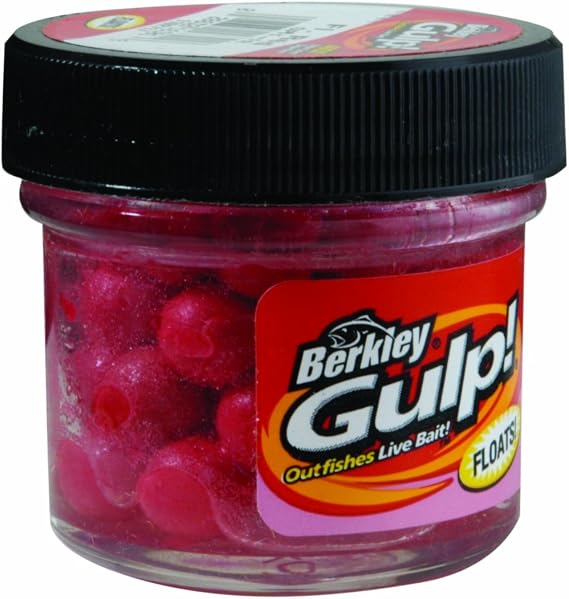 Berkley Gulp! Floating Salmon Eggs Fluorescent Red, 0.56-Ounce