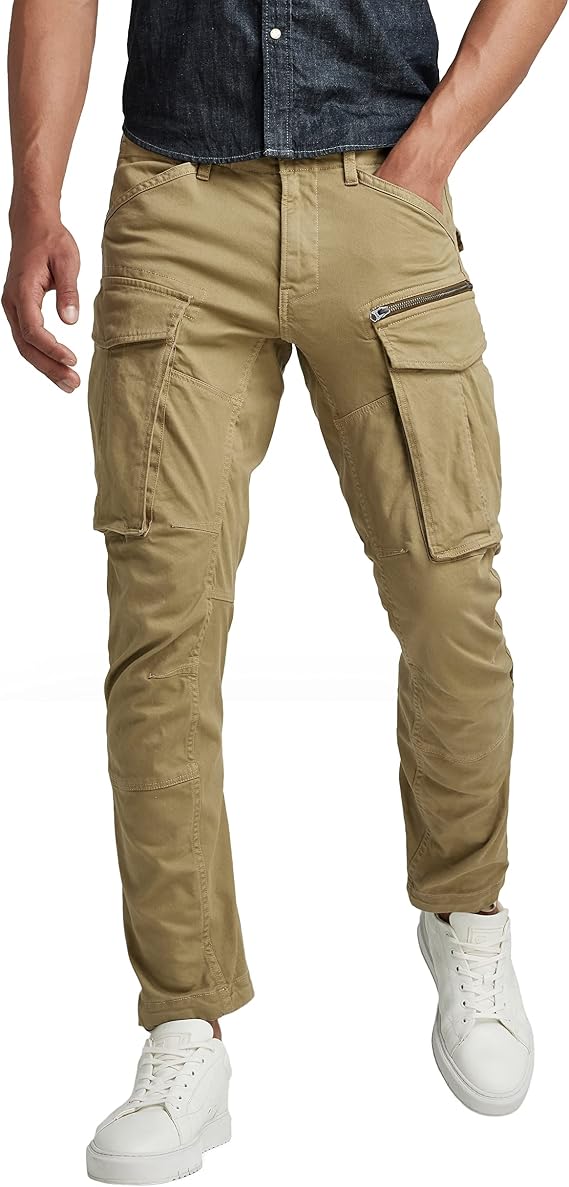 G-STAR RAW Men's Rovic Zip 3D Straight Tapered Fit Cargo Pants