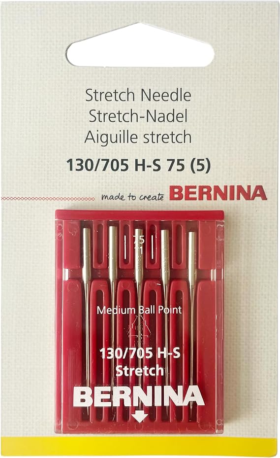 Genuine Bernina Sewing Machine Needles Stretch 75/11 for Jersey Stretch and Knit (1)