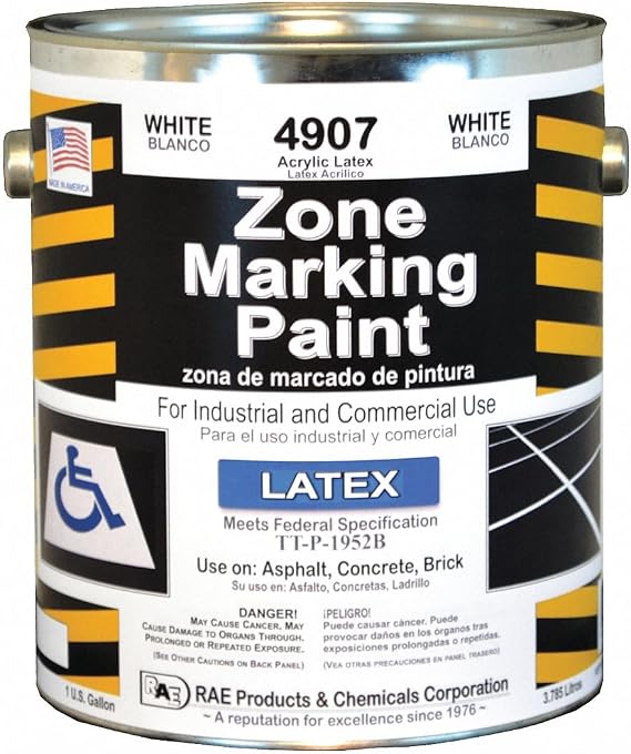 Zone Marking Paint, White, 1 gal.