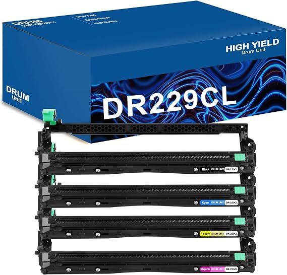 DR229CL DR-229CL Drum Unit Compatible with Brother MFC-L3780CDW | MFC-L3720CDW HL-L3220CDW HL-L3280CDW HL-L3295CDW HL-L3300CDW HL-L8245CDW MFC-L3765CDW MFC-L8395CDW Printer