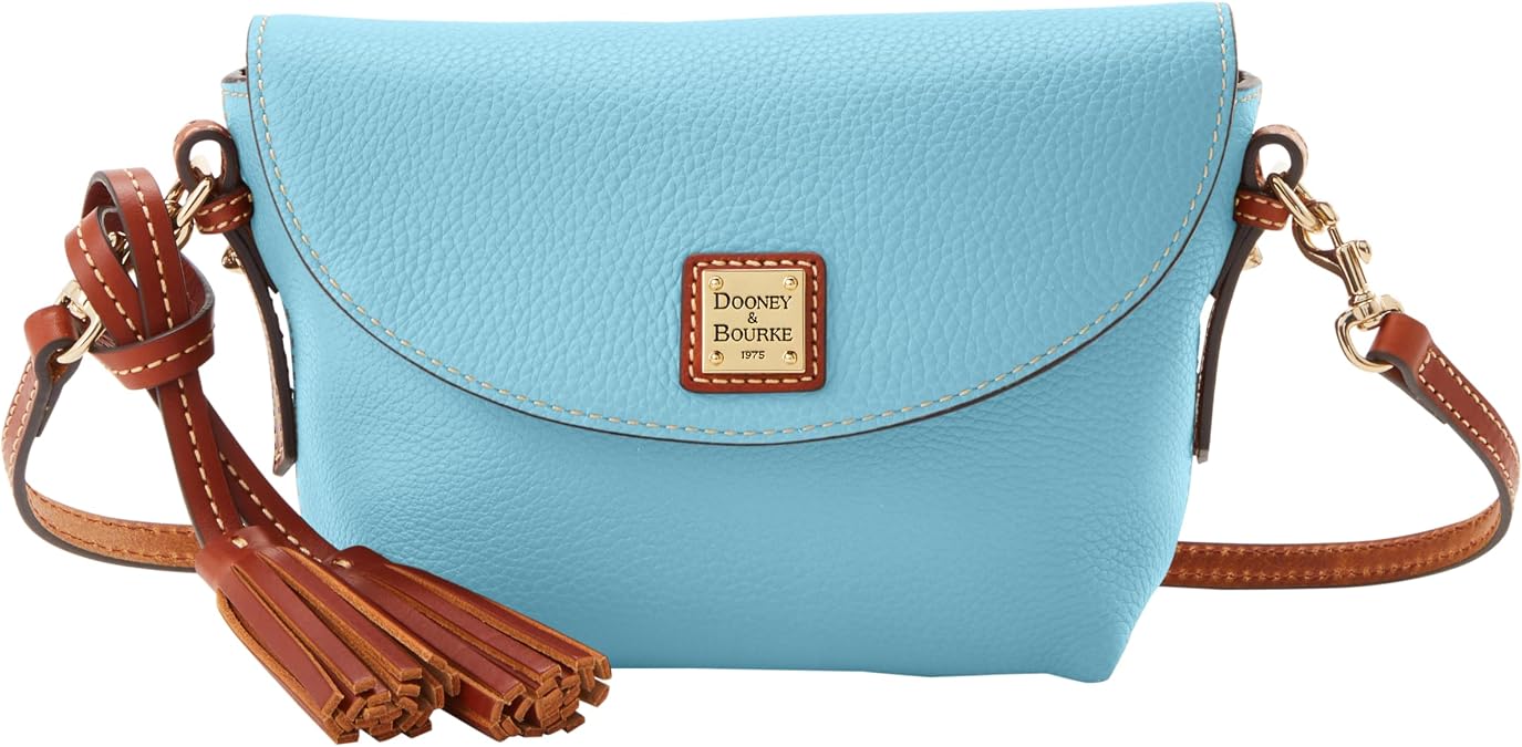 Dooney & Bourke Handbag, Pebble Grain Crossbody Saddle Bag