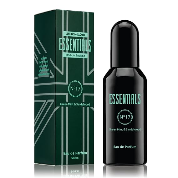 Milton-Lloyd ESSENTIALS No 17 Perfume for Him. 50ml Eau de Parfum, Luxury Fragrance - Mens Aftershave, Long Lasting Fragrance