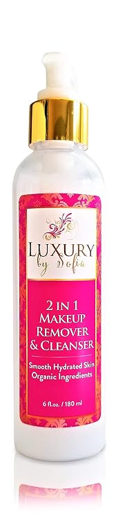 Organic Makeup Remover | Non-Oily | Use with Wipes | 2 in 1 to Remove Makeup Gently & Cleanse for Smooth, Hydrated Skin | Natural & Organic Ingredients | Nurture skin with every use