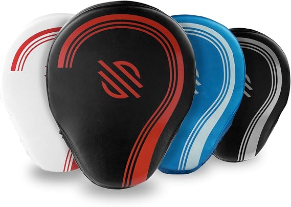 Sanabul Core Series Curved Boxing MMA Strike Pads Boxing Punching Mitts for Martial Arts Muay Thai Kickboxing MMA Pads