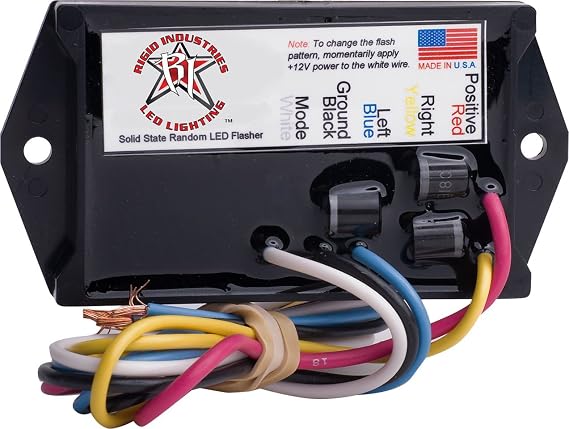 RIGID INDUSTRIES 3 AMP LED Flasher 12 Volt: LED Light Wiring For Automotive, ATV, and More