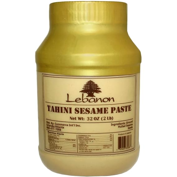Lebanon Tahina - All Natural Tahini Sesame Paste (2 Lb) 907g