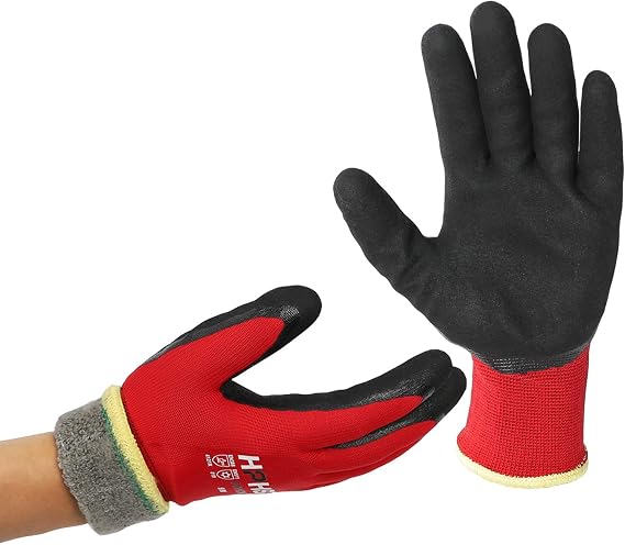Winter Work Gloves - Double Coated Waterproof Oil-Proof work gloves 1 pair