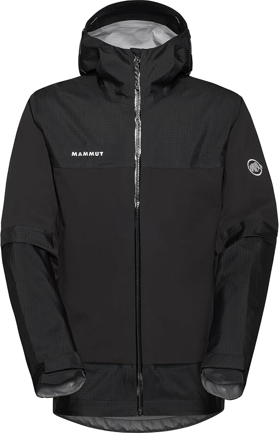 Mammut Ducan Guide HS Hooded Jacket - Men's, Black, L, 1010-31380-0001-115