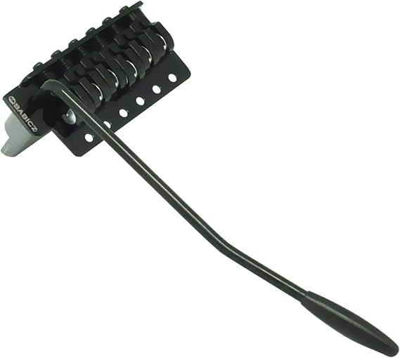 Full Contact Hardware FCH Z Series 6 Hole Strat Tremolo Narrow Electric Guitar Bridge (FCHZ6STNBK)