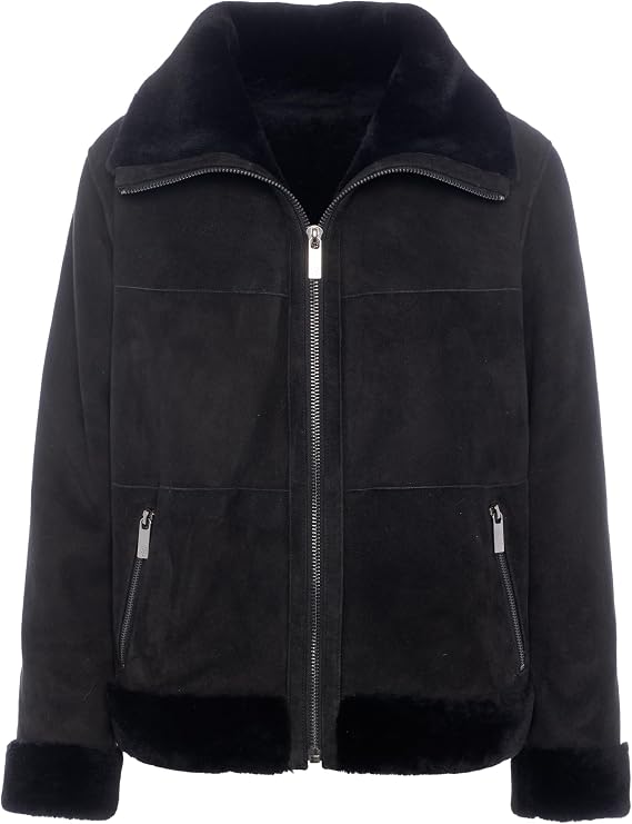 Merino Shearling Lamb Zip Jacket