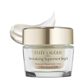 Estee Lauder Revitalizing Supreme+ Bright Radiance Power Soft Cream Moisturizer with Vitamin C | For Dullness, 1.7 Ounce