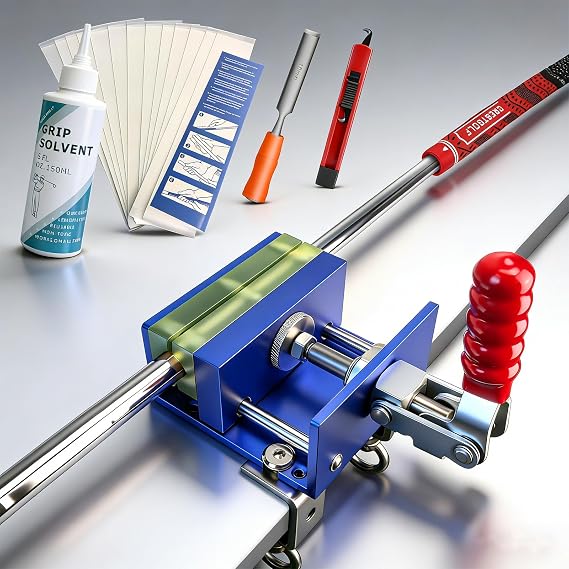 Crestgolf Golf Repair Kit Drill-Free & Drill Installation for Regripping Golf Clubs