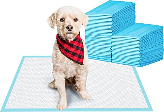 BESTLE Pet Training and Puppy Pads Pee Pads for Dogs 22"x22"-50 Count Super Absorbent & Leak-Proof