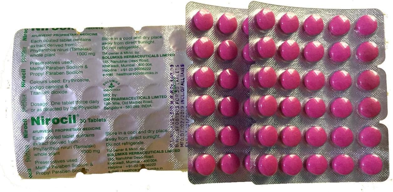Nirocil tablet Pack Of 2 (30 tablet each)