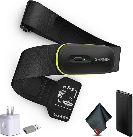 Garmin HRM 600 Chest Strap Heart Rate Monitor Bundle