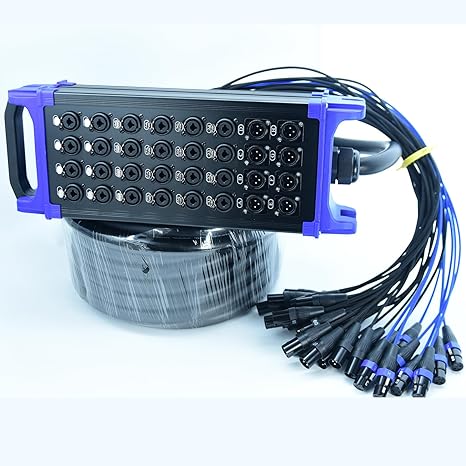 Arklove 24 Send Female 8 Return Male 32-K Low Profile XLR 1/4 Zoll TRS Send Sub Combo Splitter Schlangenkabel 305 m