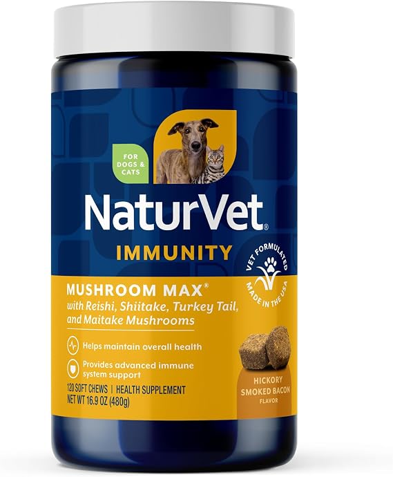NaturVet Emotional Support Daily Calming Aid Dog Supplement - 120ct