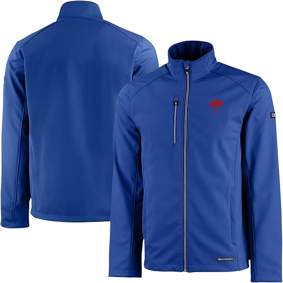 Cutter & Buck Men's NFL Evoke Eco Softshell Recycled Full-Zip Jacket