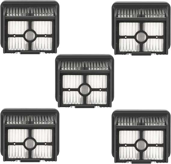 (5 Pieces) HEPA Filters Compatible for Dreame H12 Pro/ H13 Pro/ H12 DUAL/ M12 Wet Dry Vacuum Cleaner Filter Kit, Replacement Parts 5 Filters (Note: Not applicable to H12)