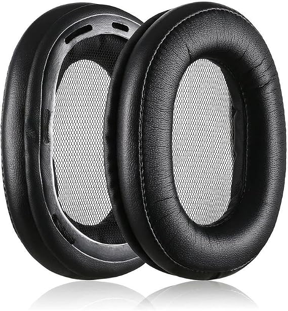 Schulzz Sony MDR-1R Modeli ile Uyumlu Kulaklık Süngeri Pedi Yastığı Yedek Kulaklık Pedi Siyah