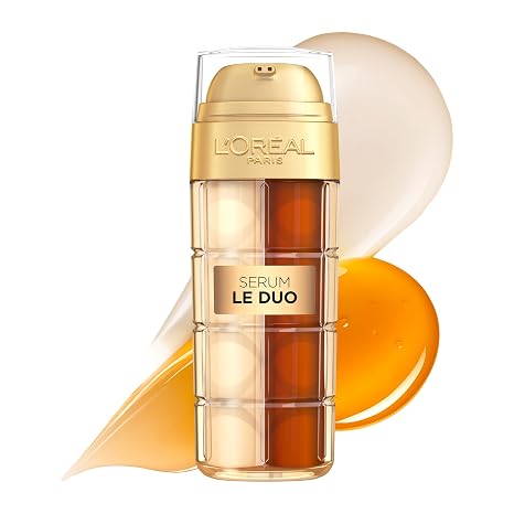 L'Oréal Paris Age Perfect Serum Le Duo - Anti-Ageing Care with Collagen Peptide Vitamin B3 and CG Smoothing and Against 10 Signs of Ageing Revitalising 2 in 1 Face Serum 1 x 30 ml