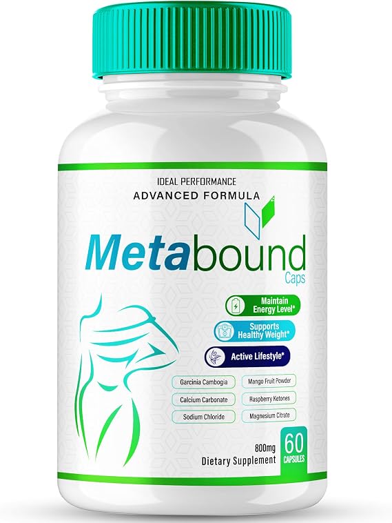 Metabound Capsules, Official Meta Bound Supplement Pills - Maximum Strength, All Natural Keto Capsule to Sustain Active Lifestyle & Fitness Goals, Overall Health Metabound Reviews (60 Capsules)