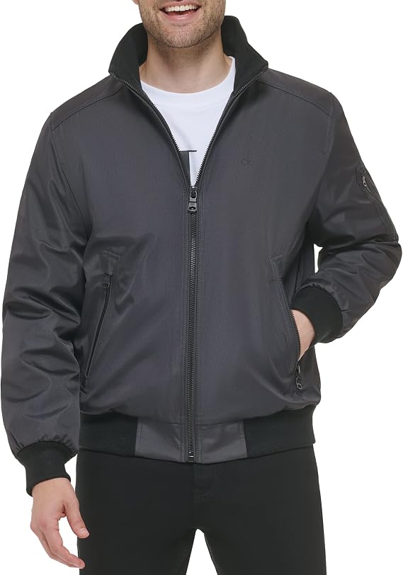 Calvin Klein Men's Winter Coats - Sherpa-lined Hooded Soft Shell Jacket Jacket
