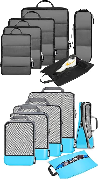 BAGAIL 12 Set Compression Packing Cubes