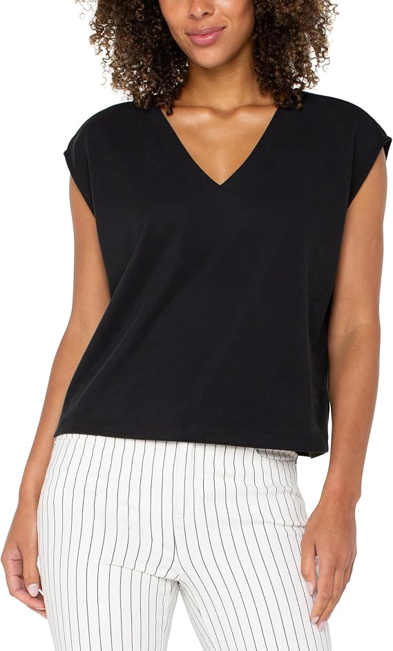 Liverpool Women's Dolman Sleeve V-Neck Top