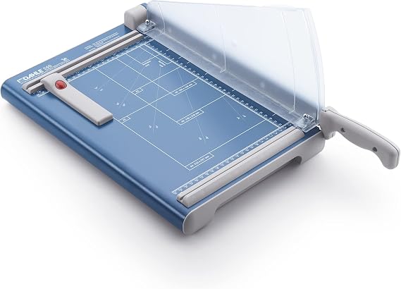 Dahle A4 Guillotine 340mm Cutting Length/ 2.5mm Cutting Capacity - Blue