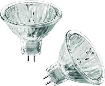 KOR Pack of 2 MR11 6 Volt Precision Halogen Reflector Fiber Optic Light Bulb 6V 5