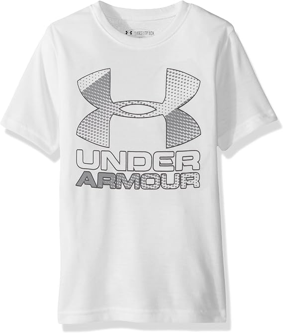 Under Armour Boys' Hybrid Big Logo T-Shirt,