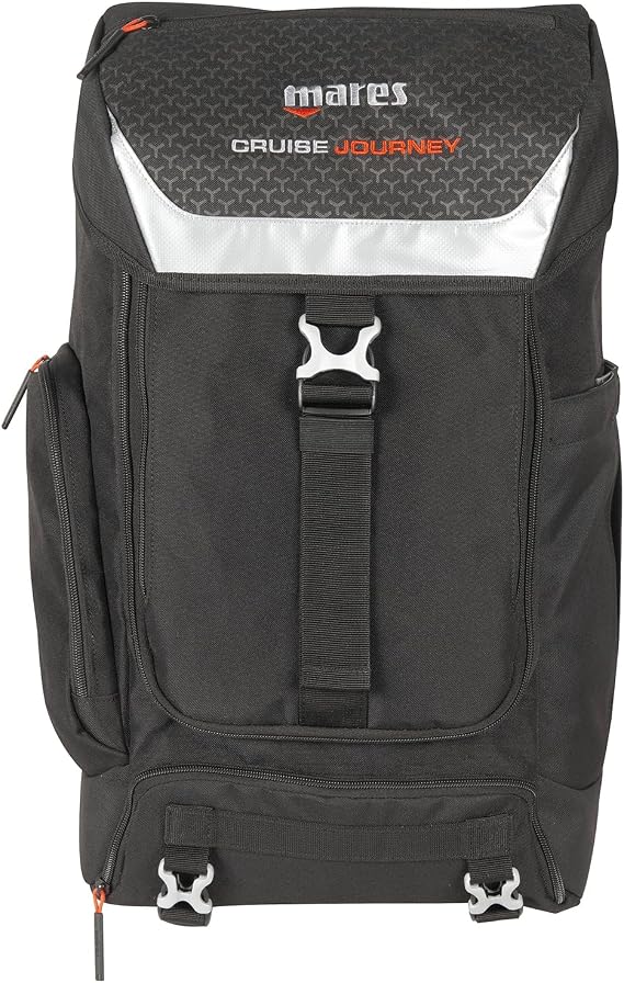 Mares Cruise Journey Backpack, Casual Air Traveling Diving Equipment Gear Bag w/Padded Shoulder Straps, 35-Liter Capacity