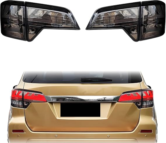 LED Light Tail Lights Compatible With Nissan X-Terra 2018-2023, Pair Sequential Tail Lights Assembly