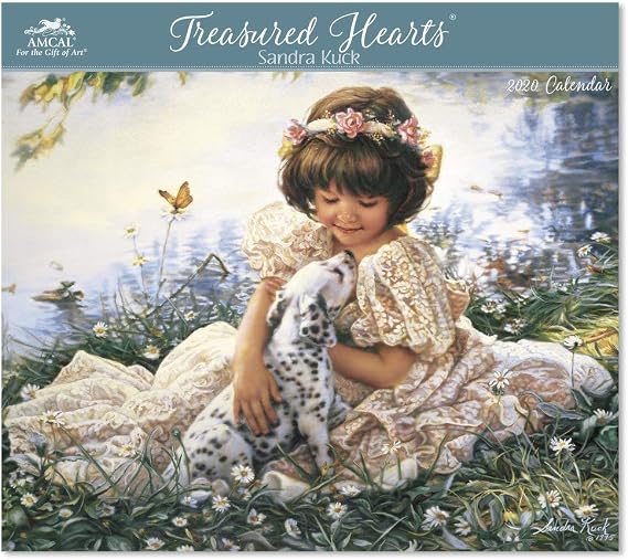 AMCAL 2020 Sandra Kuck Treasured Hearts Wall Calendar (SKCW044920)
