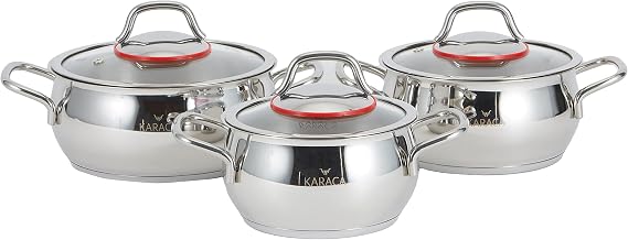 KARACA Emirgan Steel Midi Set 6 Pieces