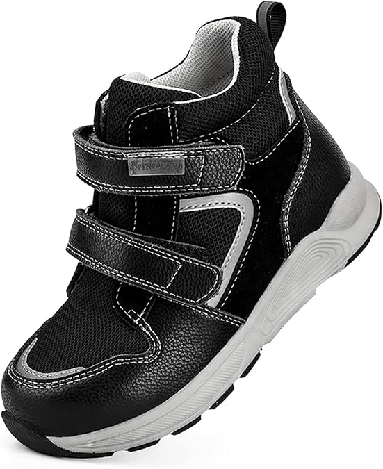 Orthopedic Shoes for Toddlers and Kids,High-top Corrective Sneakers for Boys and Girls with Arch and Ankle Support,Non-Slip Soles