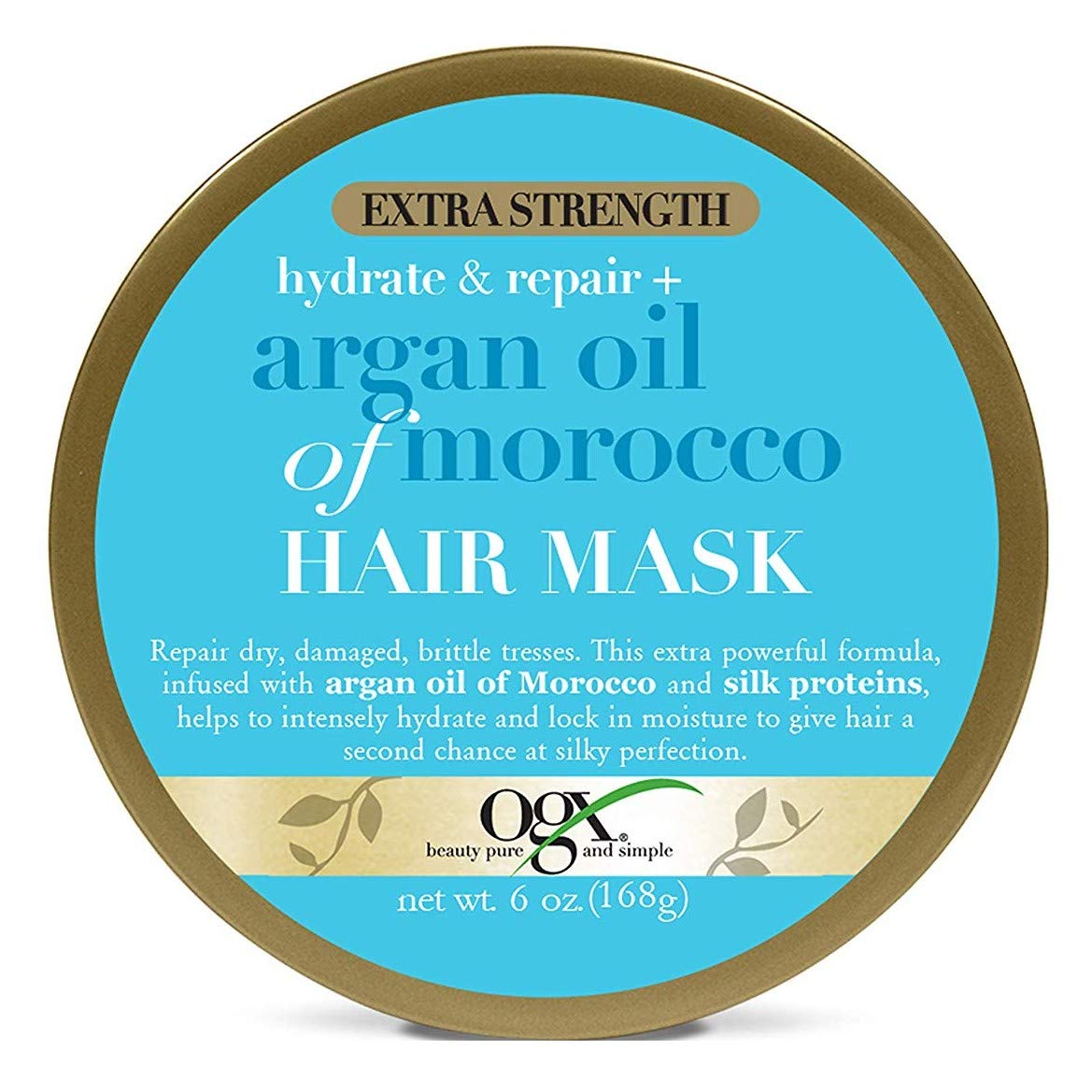 Ogx Argan Oil Of Morocco Hydrate & Repair Hair Mask 6 Ounce 2 Pack