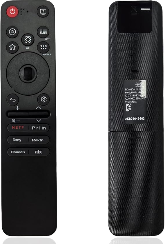 AKB76046603 MR25GA Replacement for All LG Smart TVs Models, Magic Remote for LG OLED QNED G5 C5 B5 92A 85A 80A UA77 Series with AI, Pointer and Shortcuts