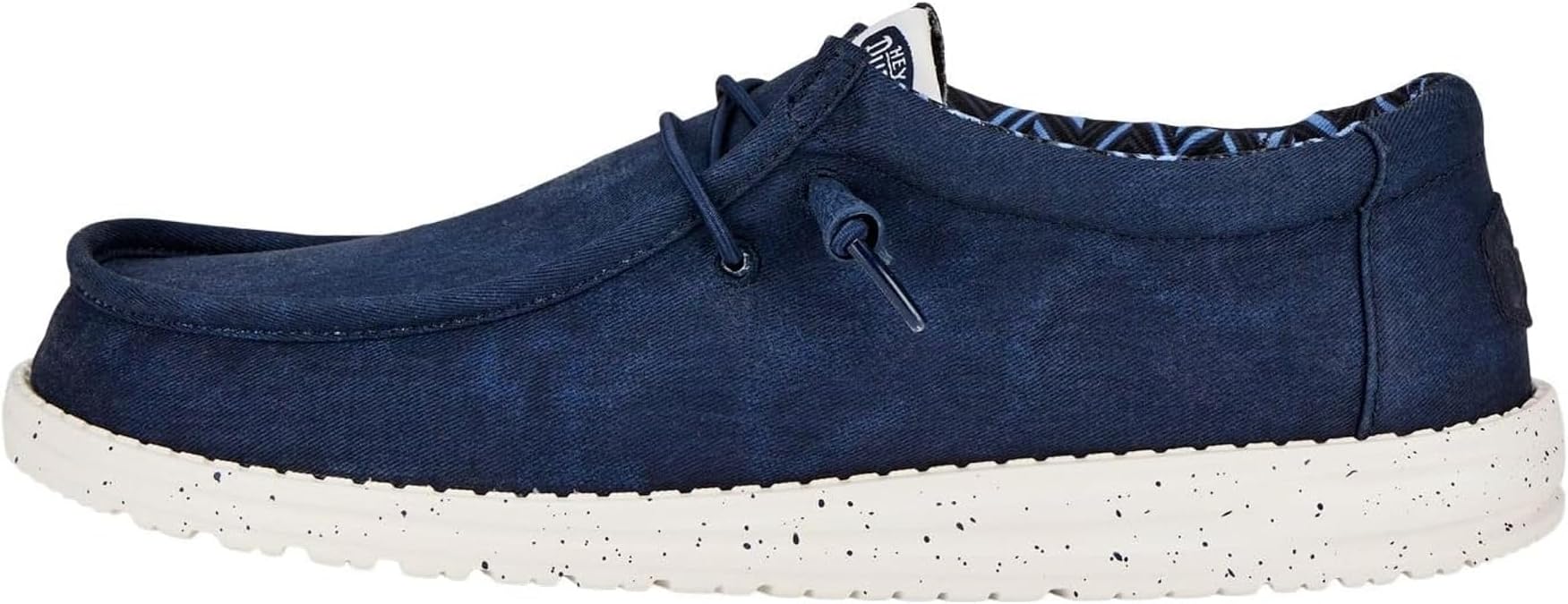 HEYDUDE Men's Wally Stretch Canvas - Casual Slip-On Shoes - Moccasin Style