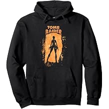 Official Tomb Raider Lara Croft Adventure Begins Vintage Pullover Hoodie