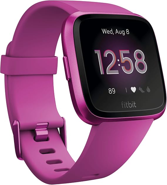 Fitbit Versa Lite Edition Smart Watch, One Size (S and L Bands Included), 1 Count
