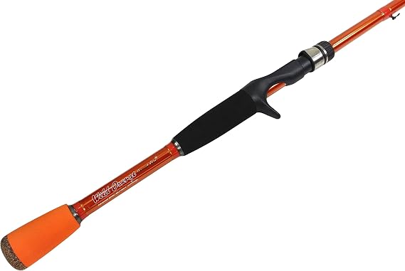 Wild Wild Orange Casting Fishing Rod W/ Semi Micro Guides