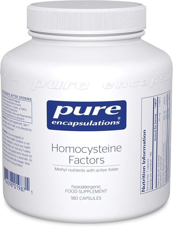 Pure Encapsulations Homocysteine Factors, 180 Capsules