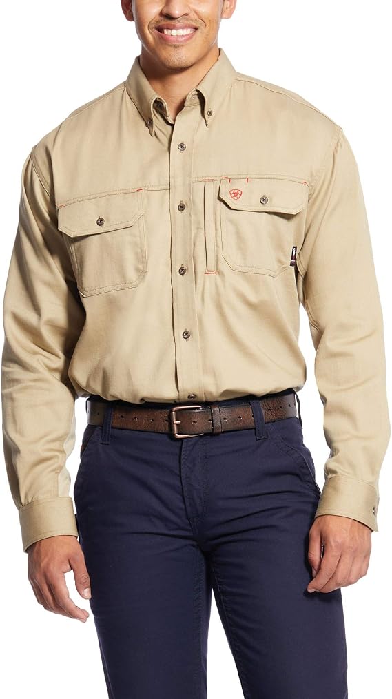 Ariat Men's Big and Tall Flame Resistant Work Shirt